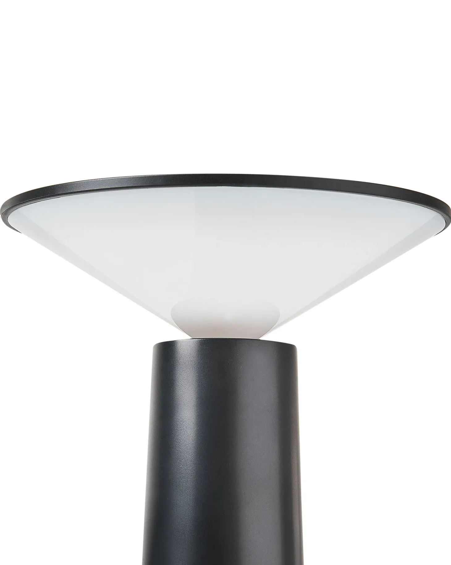 Bezprzewodowa lampa stołowa LED LEVIRA Ze ściemniaczem Metal Czarny