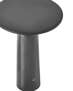 Bezprzewodowa lampa stołowa LED LEVIRA Ze ściemniaczem Metal Czarny