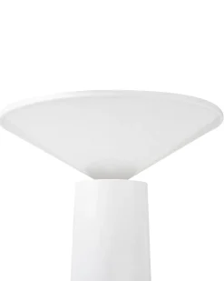 Bezprzewodowa lampa stołowa LED LEVIRA Ze ściemniaczem Metal Biały