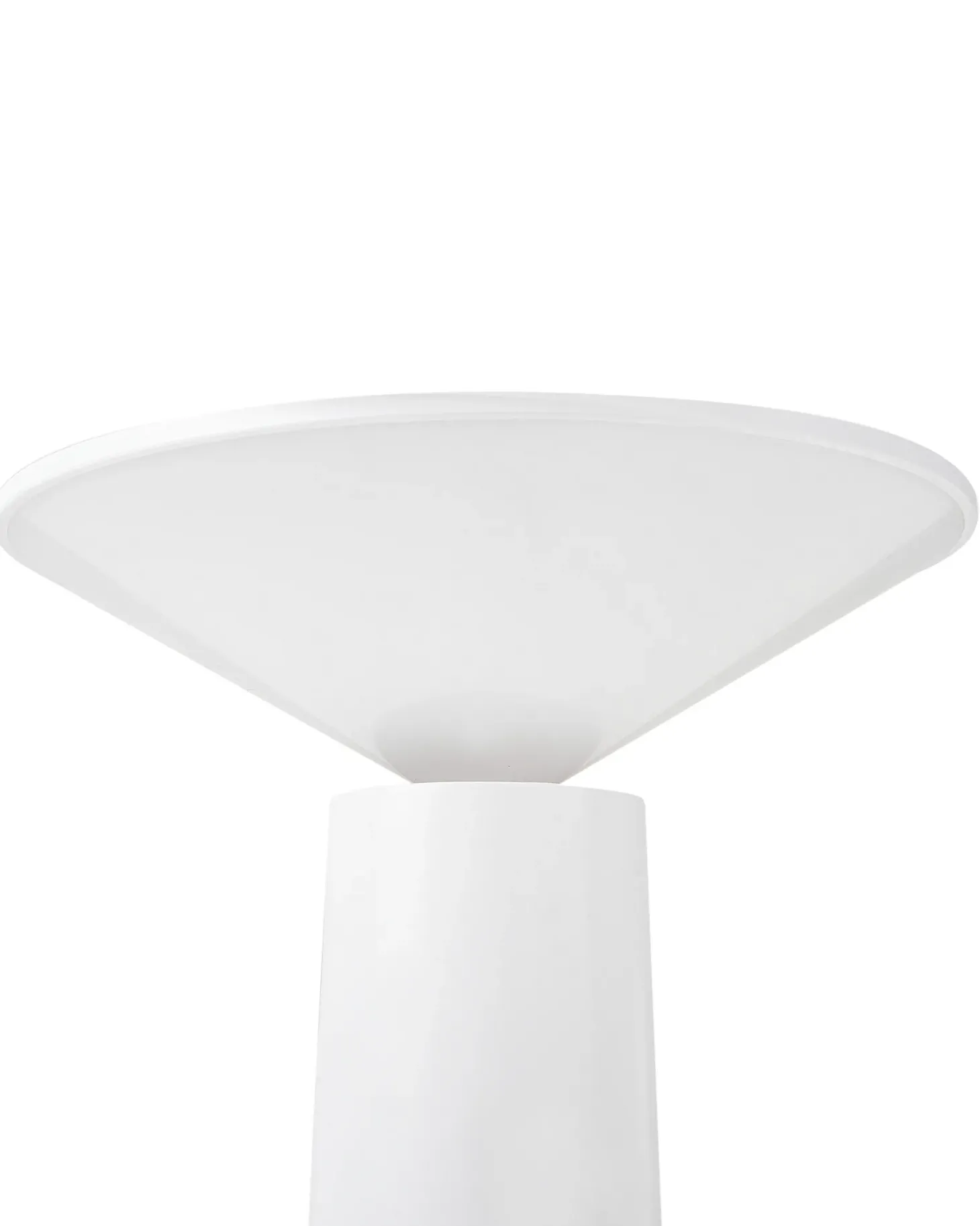 Bezprzewodowa lampa stołowa LED LEVIRA Ze ściemniaczem Metal Biały