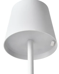 Bezprzewodowa lampa stołowa LED BACEIRO Ze ściemniaczem Metal Biały