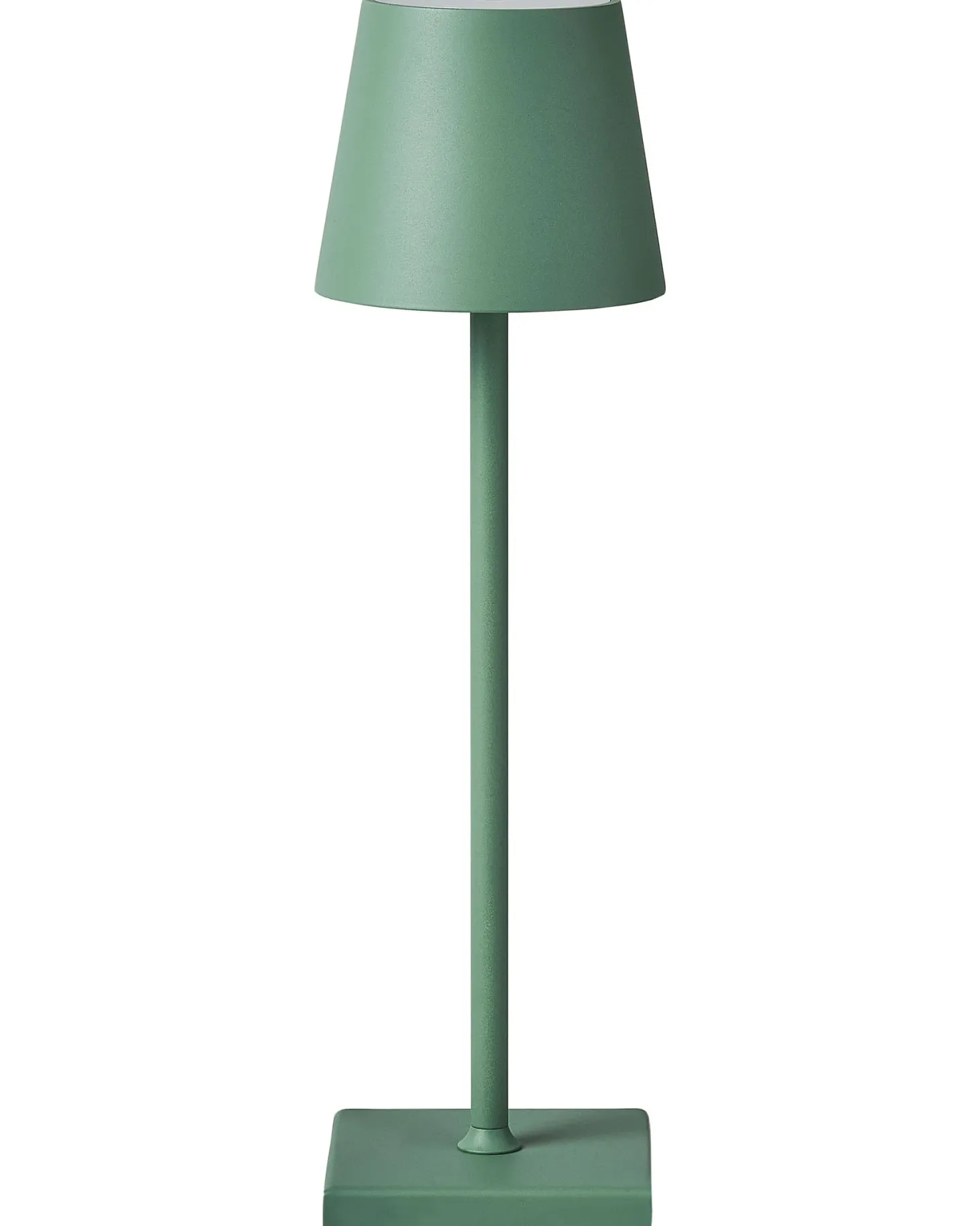 Bezprzewodowa lampa stołowa LED BACEIRO Ze ściemniaczem Metal Zielony