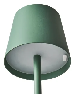 Bezprzewodowa lampa stołowa LED BACEIRO Ze ściemniaczem Metal Zielony