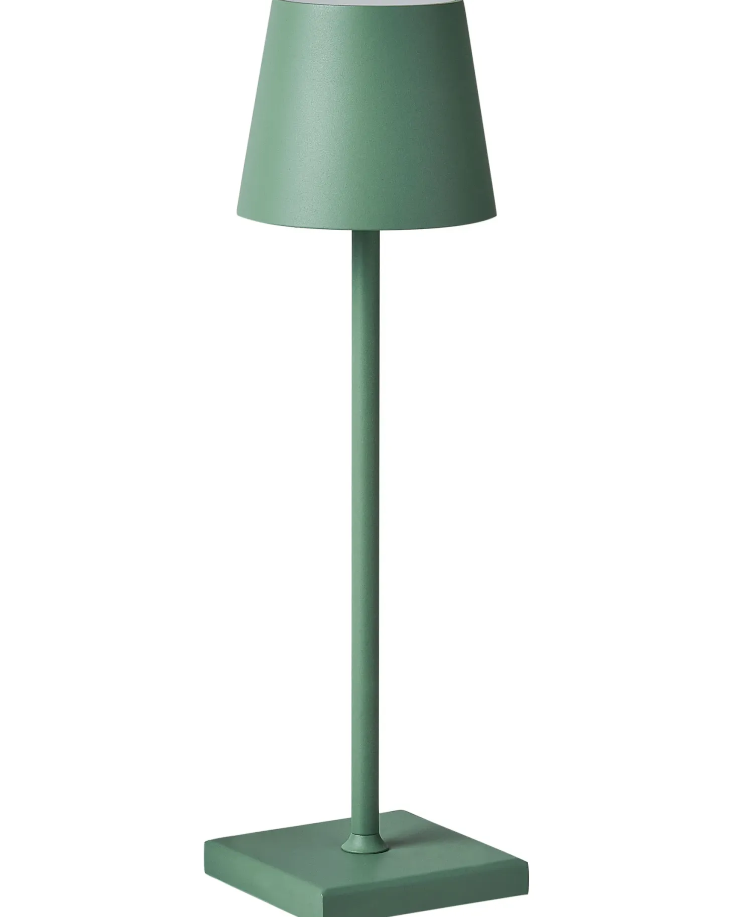 Bezprzewodowa lampa stołowa LED BACEIRO Ze ściemniaczem Metal Zielony