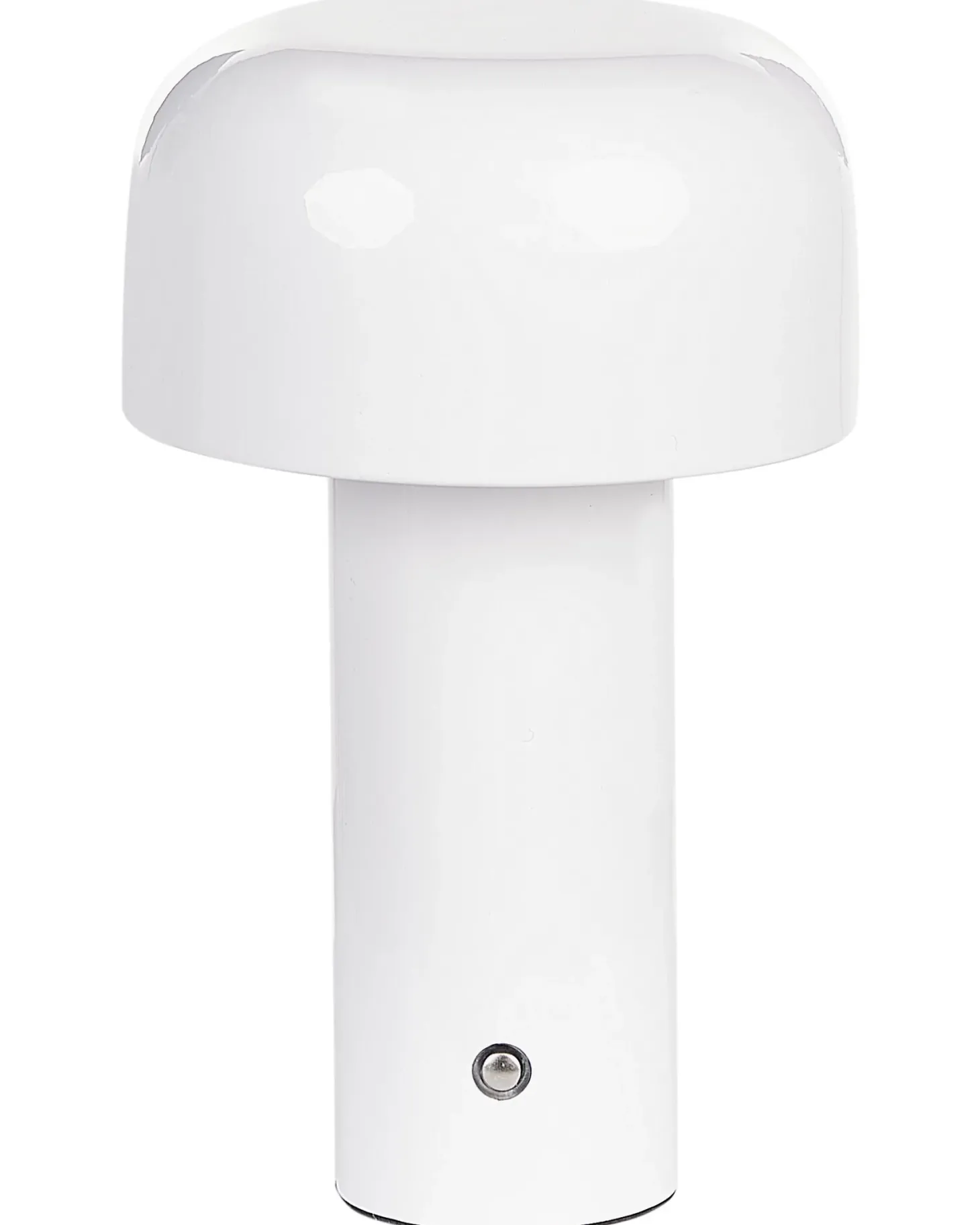 Bezprzewodowa lampa stołowa LED BESOS Ze ściemniaczem Metal Biały