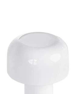 Bezprzewodowa lampa stołowa LED BESOS Ze ściemniaczem Metal Biały