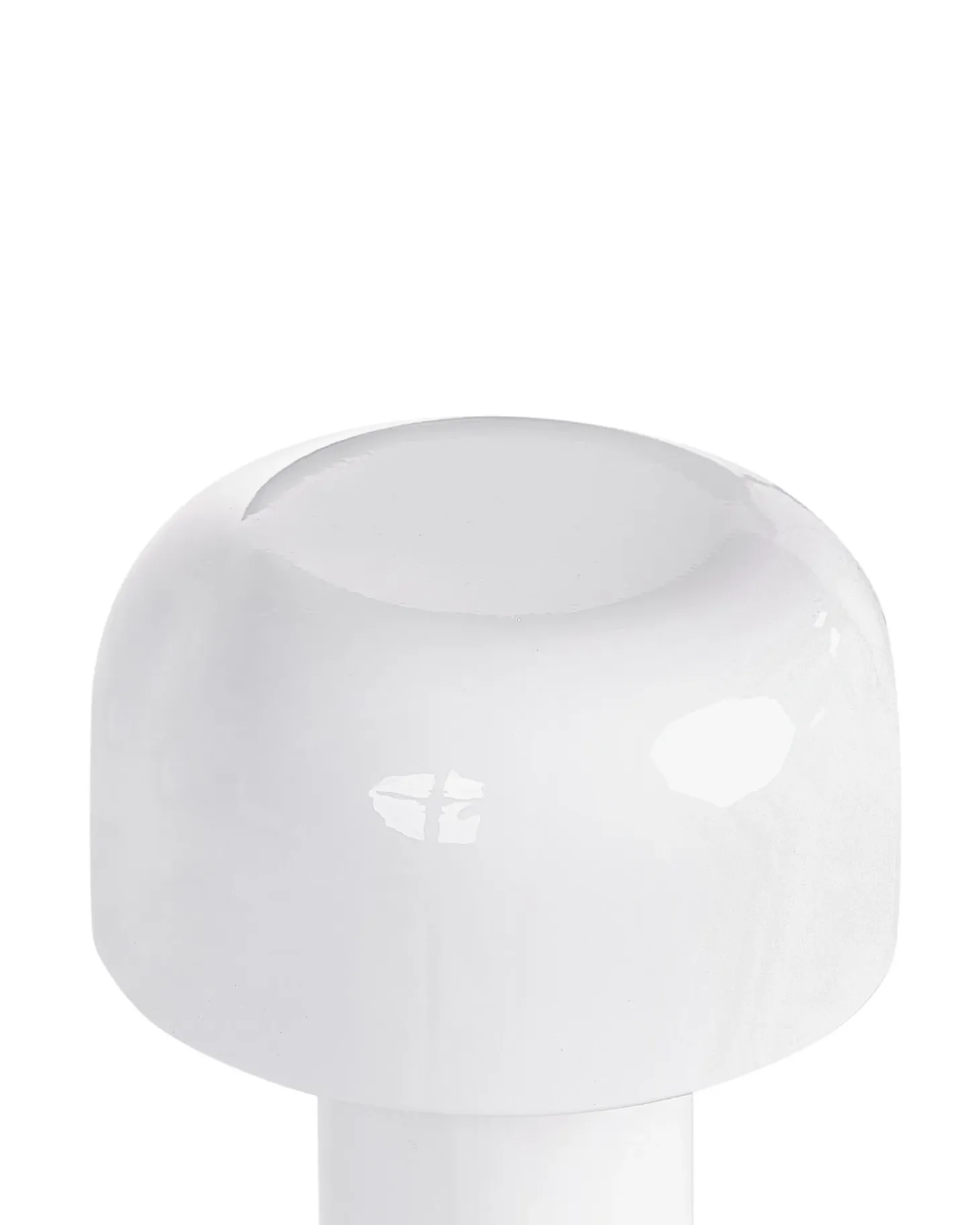 Bezprzewodowa lampa stołowa LED BESOS Ze ściemniaczem Metal Biały
