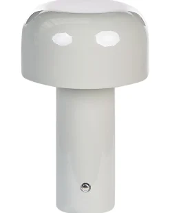 Bezprzewodowa lampa stołowa LED BESOS Ze ściemniaczem Metal Szary