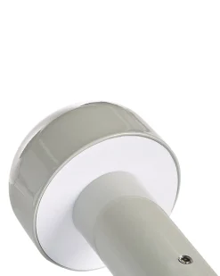 Bezprzewodowa lampa stołowa LED BESOS Ze ściemniaczem Metal Szary