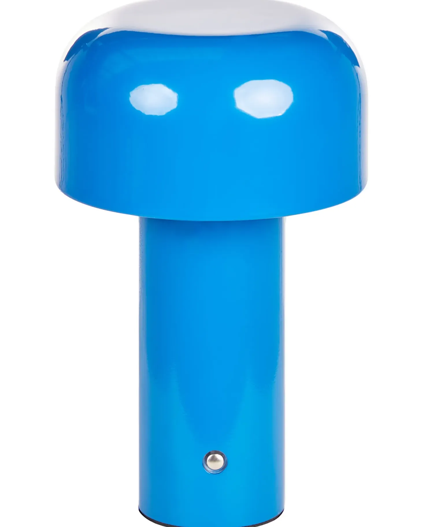 Bezprzewodowa lampa stołowa LED BESOS Ze ściemniaczem Metal Niebieski