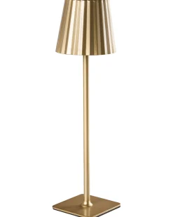 Bezprzewodowa lampa stołowa LED ABARO Ze ściemniaczem Metal Złoty