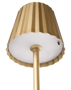 Bezprzewodowa lampa stołowa LED ABARO Ze ściemniaczem Metal Złoty