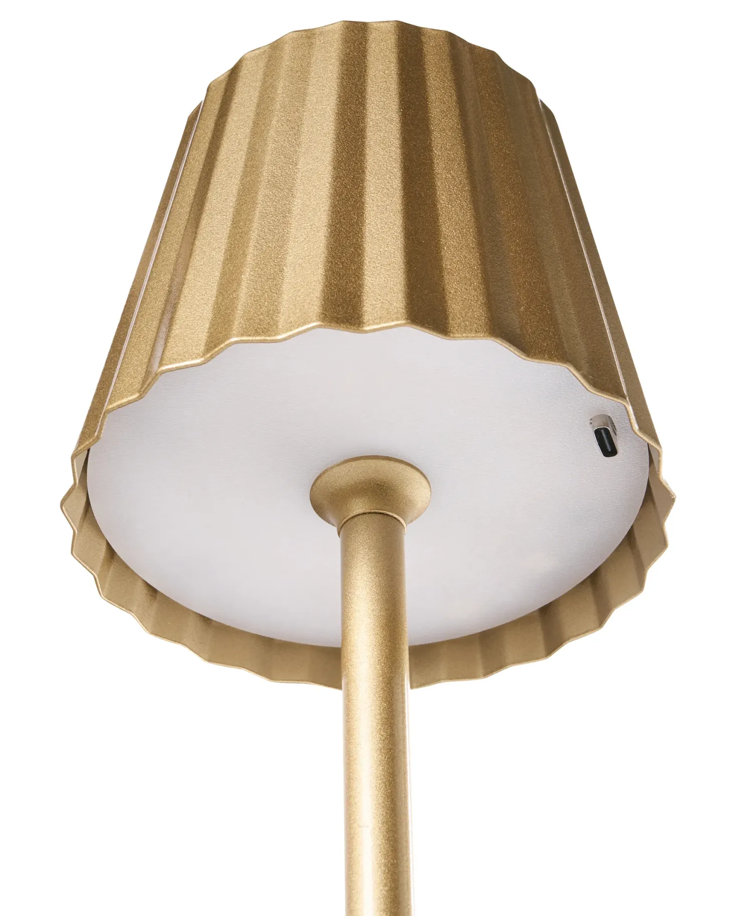 Bezprzewodowa lampa stołowa LED ABARO Ze ściemniaczem Metal Złoty
