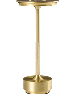 Bezprzewodowa lampa stołowa LED MAGO Ze ściemniaczem Metal Złoty
