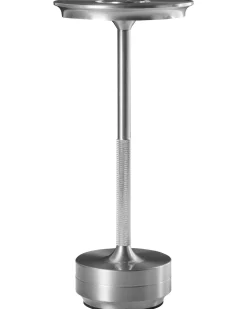 Bezprzewodowa lampa stołowa LED MAGO Ze ściemniaczem Metal Srebrny