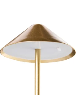 Bezprzewodowa lampa stołowa LED MODJO Ze ściemniaczem Metal Złoty