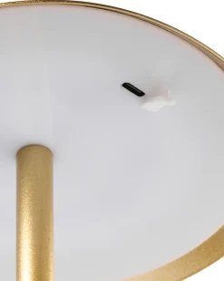 Bezprzewodowa lampa stołowa LED MODJO Ze ściemniaczem Metal Złoty