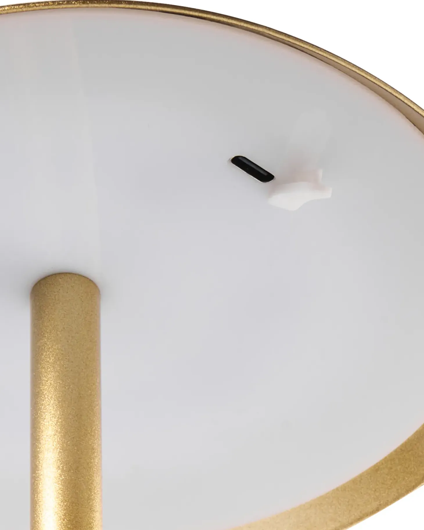 Bezprzewodowa lampa stołowa LED MODJO Ze ściemniaczem Metal Złoty