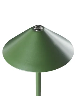 Bezprzewodowa lampa stołowa LED MODJO Ze ściemniaczem Metal Zielony
