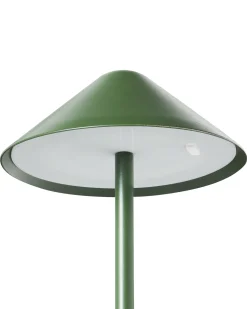 Bezprzewodowa lampa stołowa LED MODJO Ze ściemniaczem Metal Zielony