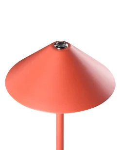 Bezprzewodowa lampa stołowa LED MODJO Ze ściemniaczem Metal Czerwony