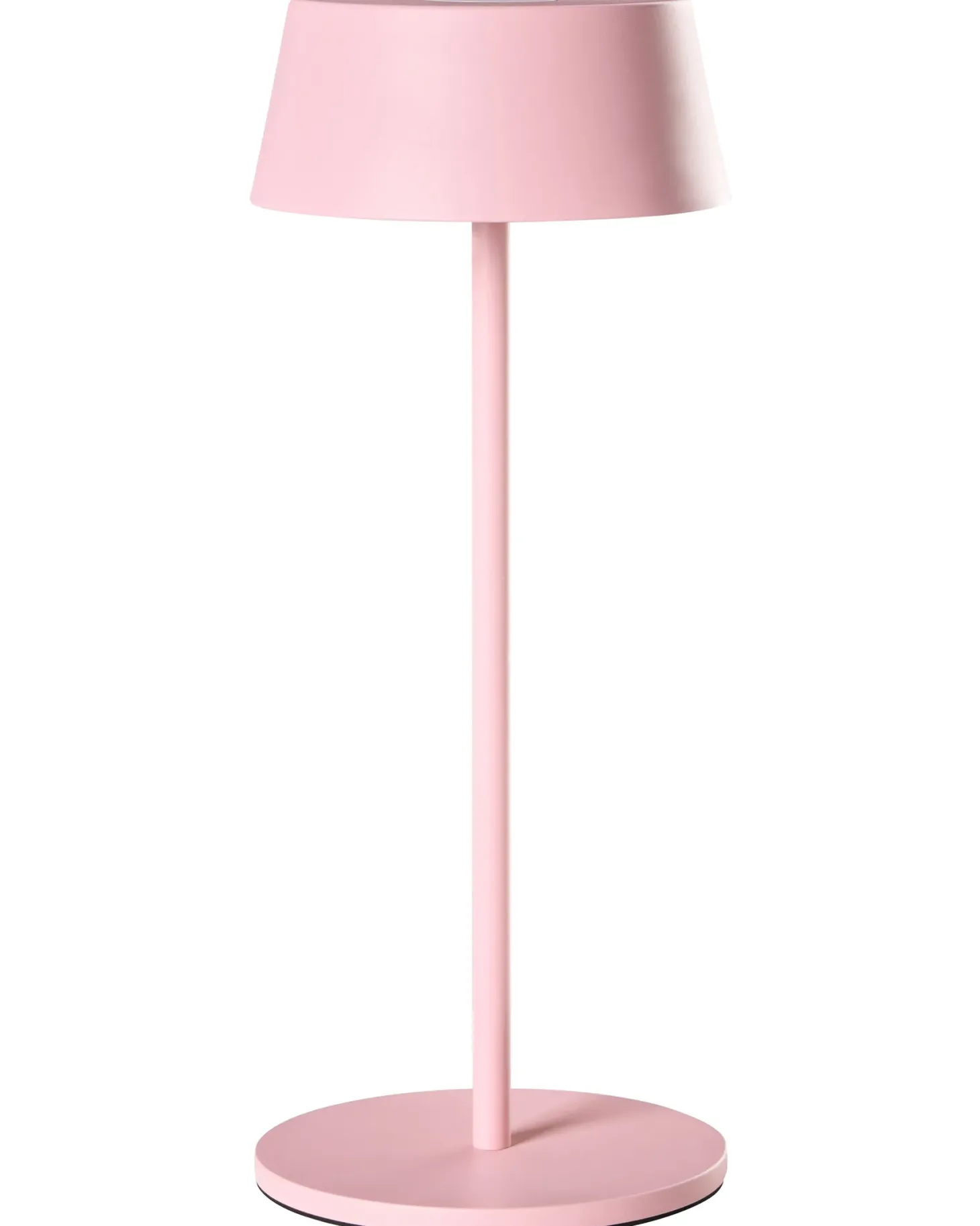 Bezprzewodowa lampa stołowa LED GUDER Ze ściemniaczem Metal Różowy