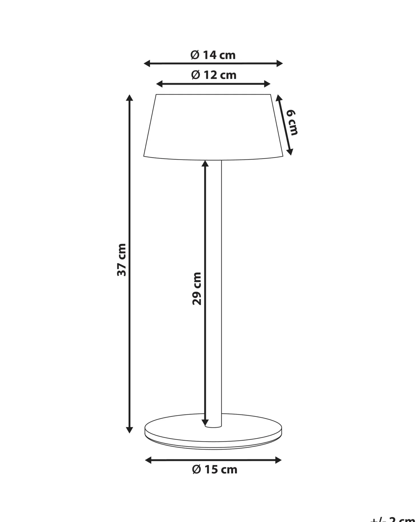 Bezprzewodowa lampa stołowa LED GUDER Ze ściemniaczem Metal Różowy