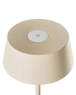 Bezprzewodowa lampa stołowa LED GUDER Ze ściemniaczem Metal Beżowy