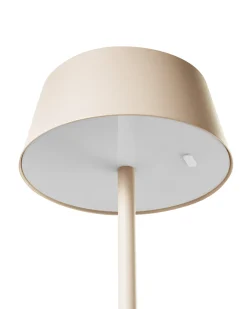 Bezprzewodowa lampa stołowa LED GUDER Ze ściemniaczem Metal Beżowy