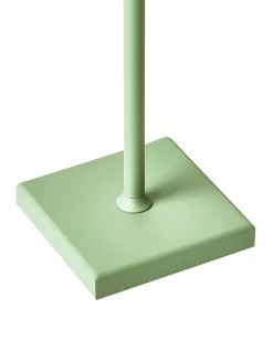 Bezprzewodowa lampa stołowa LED BACEIRO Metal Jasnozielony