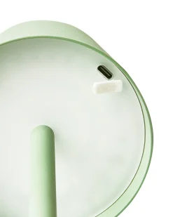 Bezprzewodowa lampa stołowa LED BACEIRO Metal Jasnozielony