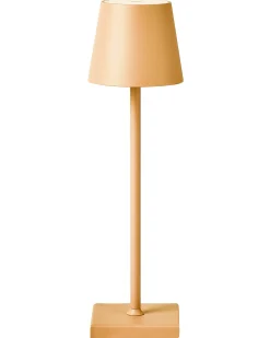 Bezprzewodowa lampa stołowa LED BACEIRO Metal Pomarańczowy