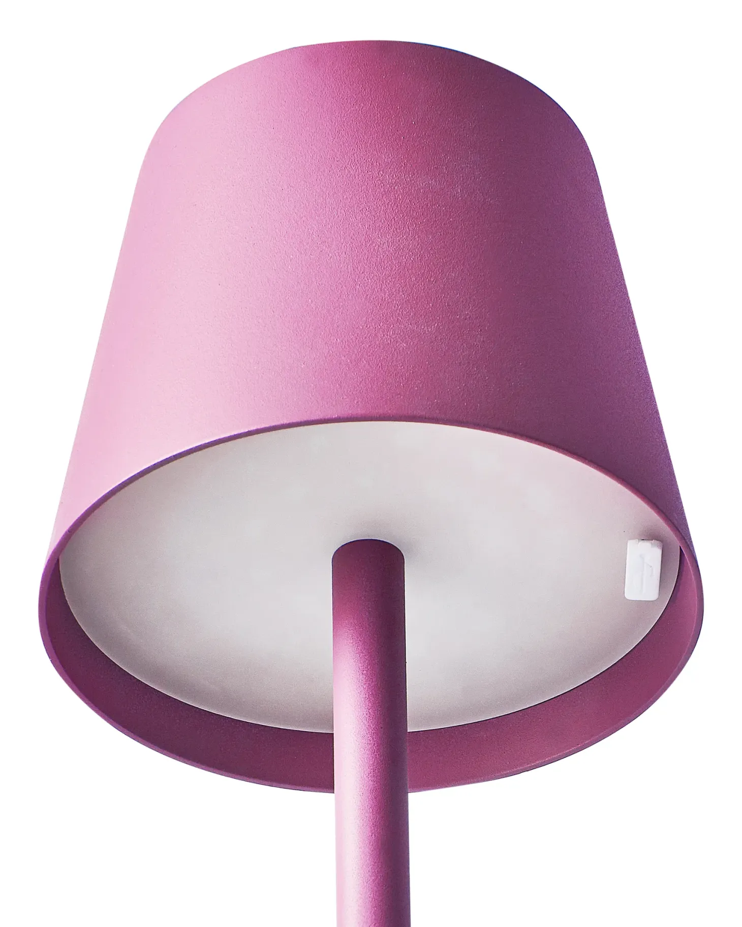 Bezprzewodowa lampa stołowa LED BACEIRO Metal Różowy