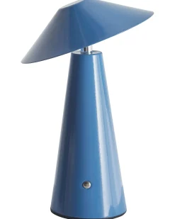 Bezprzewodowa lampa stołowa LED APAYAO Ze ściemniaczem Metal Niebieski