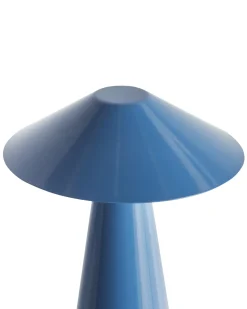 Bezprzewodowa lampa stołowa LED APAYAO Ze ściemniaczem Metal Niebieski
