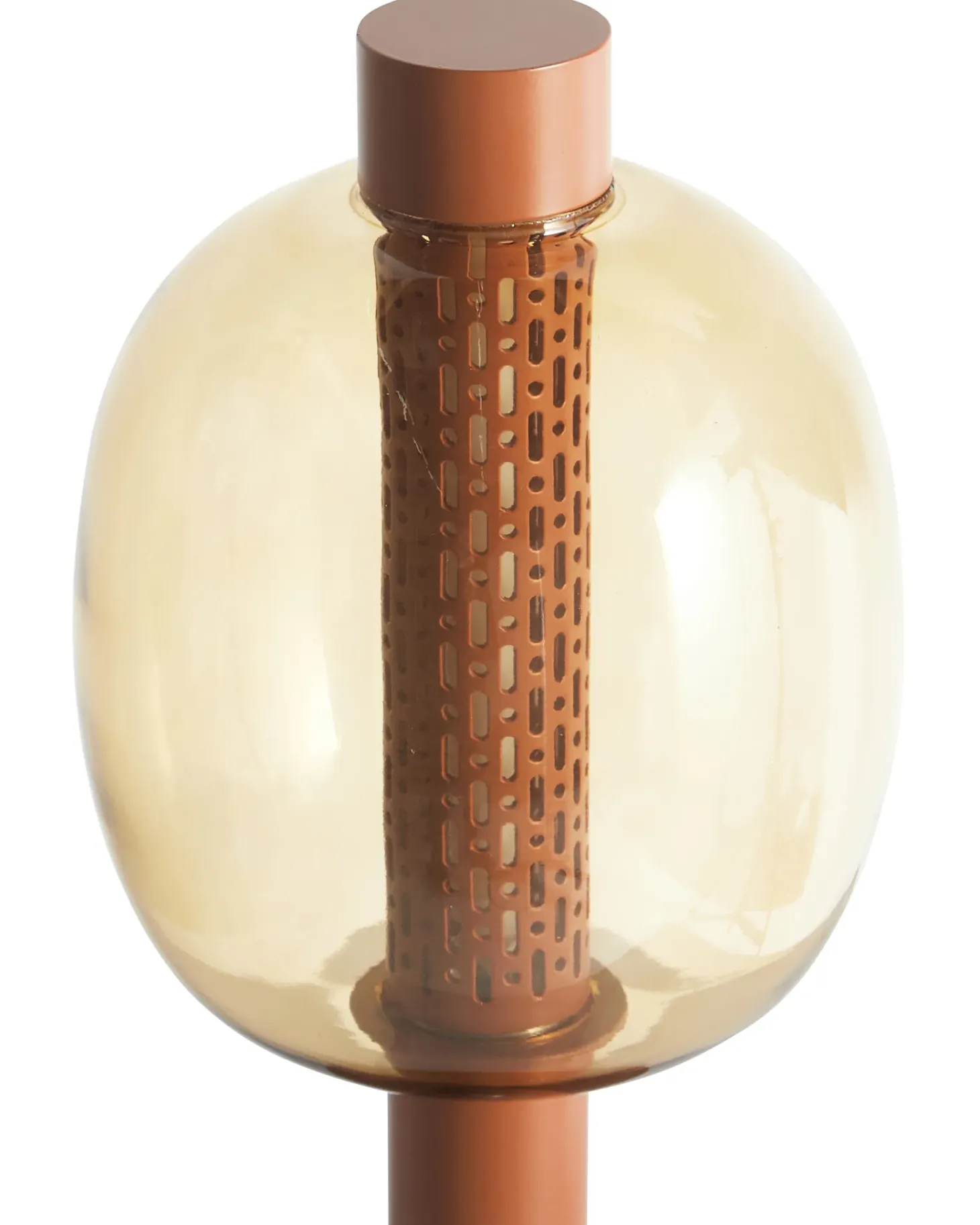 Bezprzewodowa lampa stołowa LED PULANGI Ze ściemniaczem Metal Brązowy