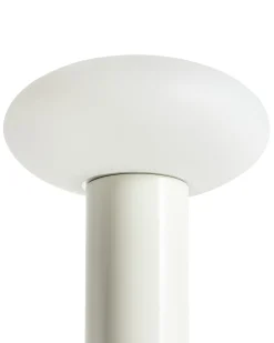 Bezprzewodowa lampa stołowa LED BUAYAN Ze ściemniaczem Metal Biały