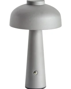 Bezprzewodowa lampa stołowa LED AGUSAN Ze ściemniaczem Metal Szary