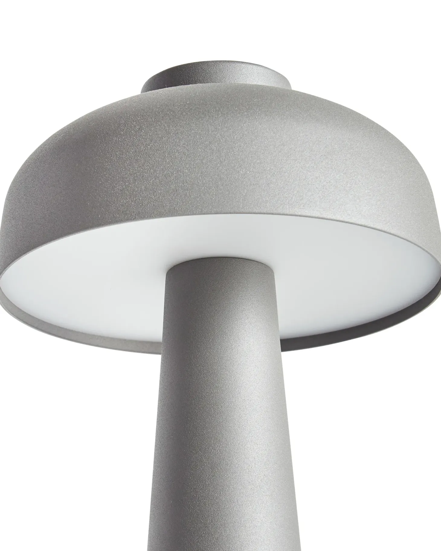 Bezprzewodowa lampa stołowa LED AGUSAN Ze ściemniaczem Metal Szary