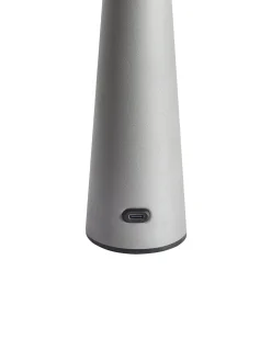 Bezprzewodowa lampa stołowa LED AGUSAN Ze ściemniaczem Metal Szary