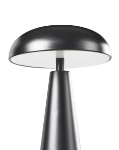 Bezprzewodowa lampa stołowa LED BOCONO Ze ściemniaczem Metal Czarny