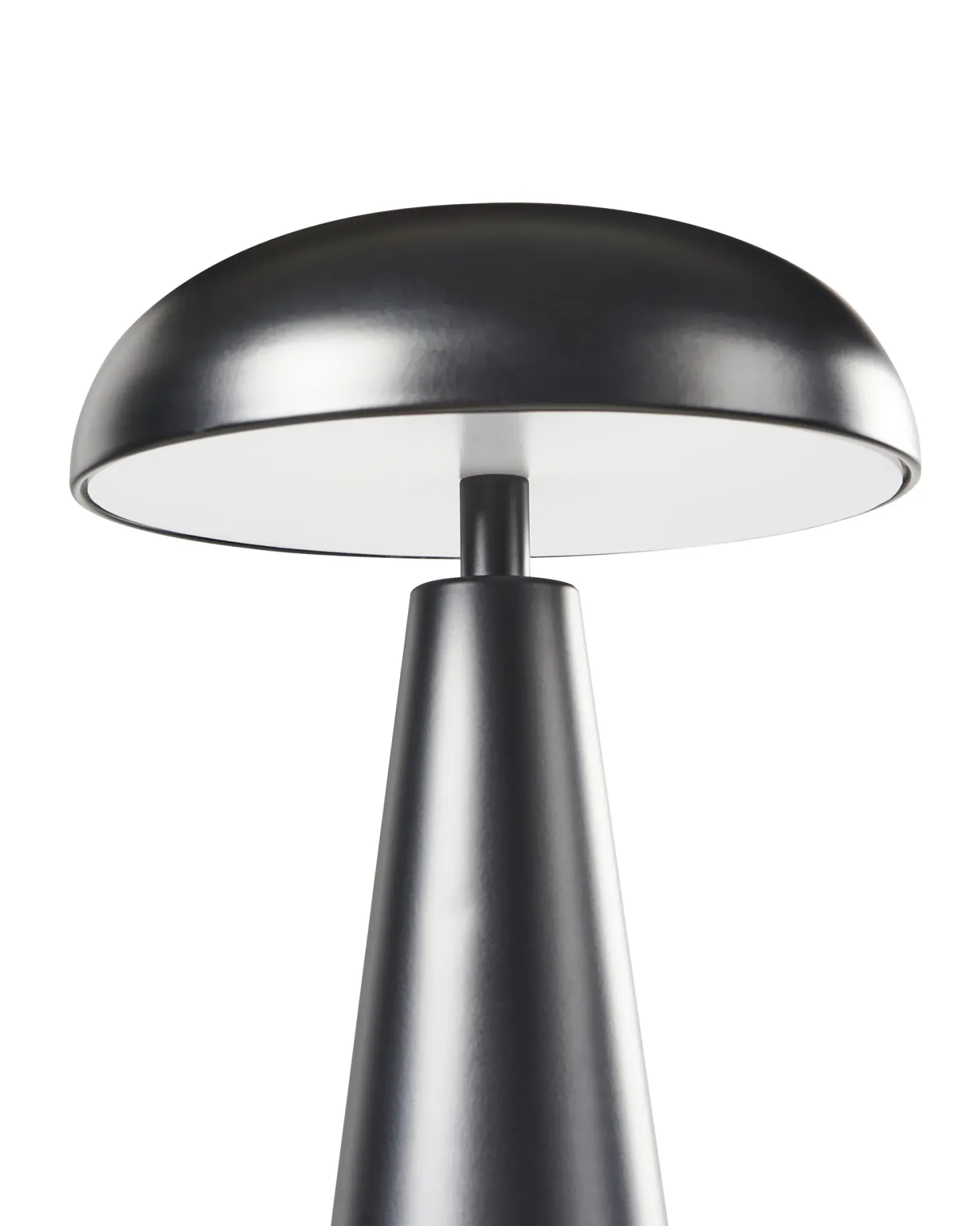Bezprzewodowa lampa stołowa LED BOCONO Ze ściemniaczem Metal Czarny