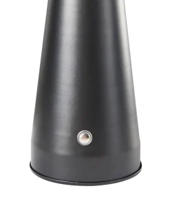 Bezprzewodowa lampa stołowa LED BOCONO Ze ściemniaczem Metal Czarny