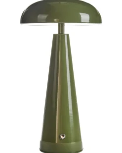 Bezprzewodowa lampa stołowa LED BOCONO Ze ściemniaczem Metal Zielony