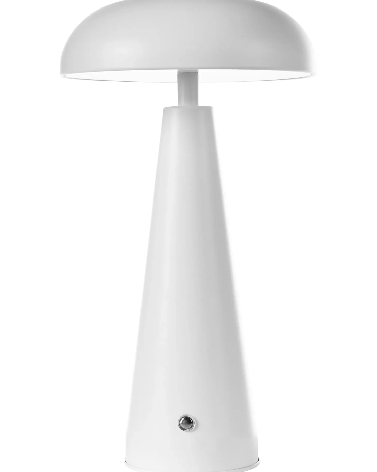 Bezprzewodowa lampa stołowa LED BOCONO Ze ściemniaczem Metal Biały
