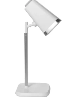Bezprzewodowa lampa stołowa LED MUSCA Ze ściemniaczem Biały