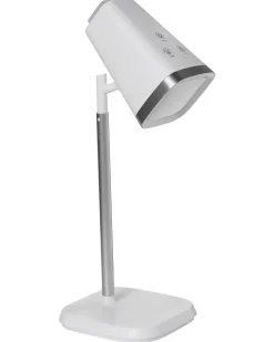 Bezprzewodowa lampa stołowa LED MUSCA Ze ściemniaczem Biały
