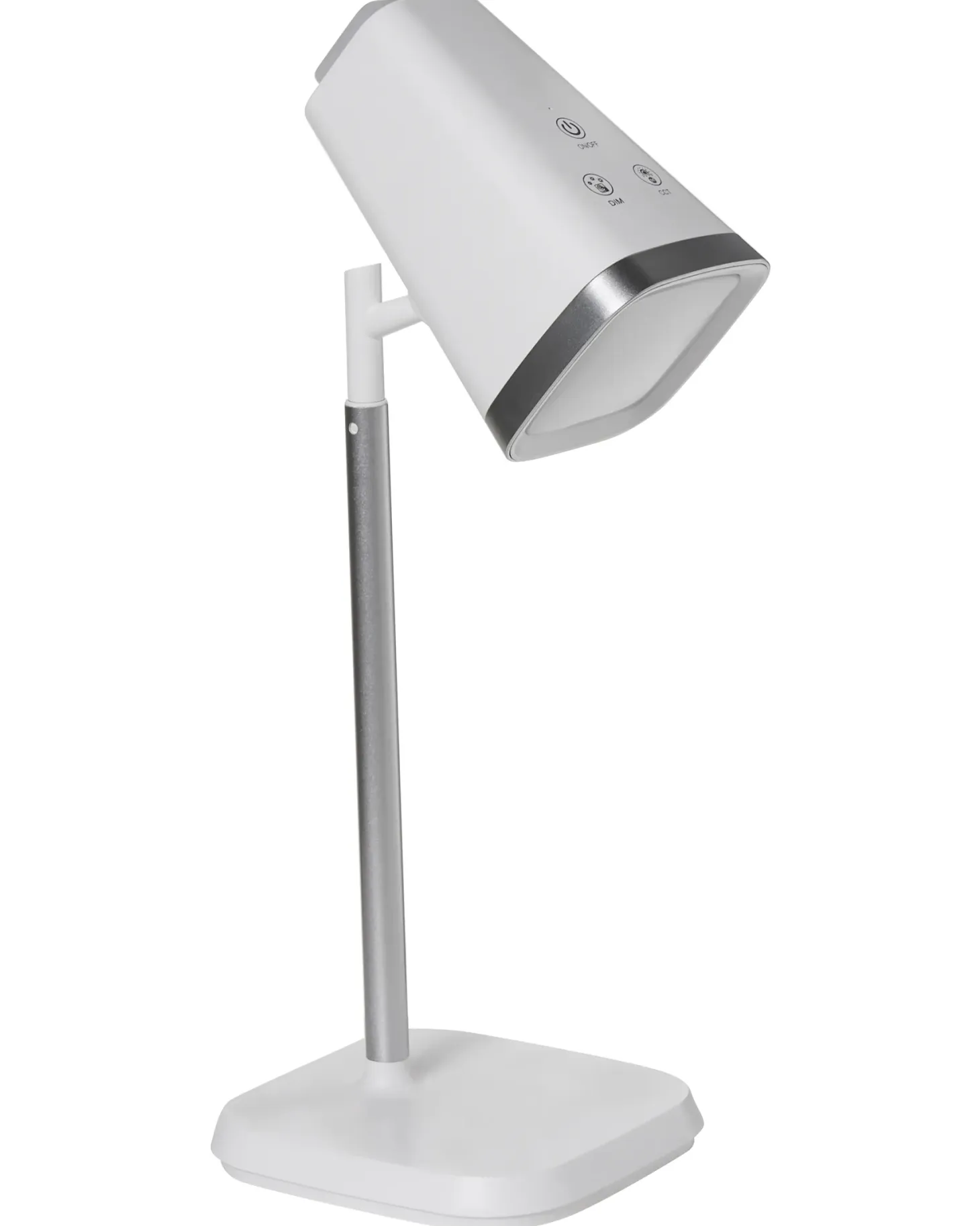 Bezprzewodowa lampa stołowa LED MUSCA Ze ściemniaczem Biały
