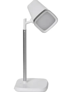 Bezprzewodowa lampa stołowa LED MUSCA Ze ściemniaczem Biały