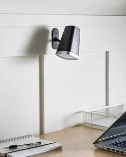 Bezprzewodowa lampa stołowa LED MUSCA Ze ściemniaczem Czarny